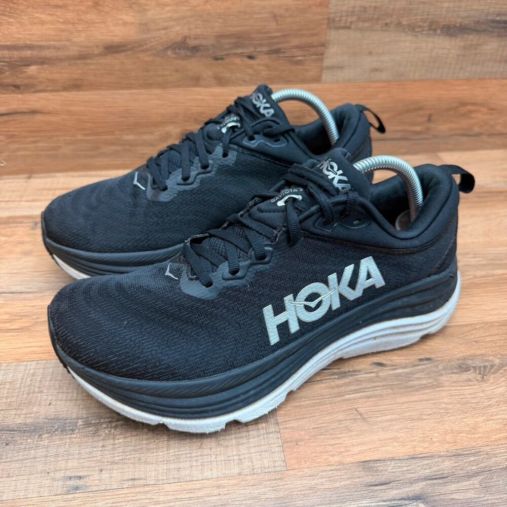 Hoka One One Gaviota 5 Woman’s Size 10B Athletic Black Running Shoes